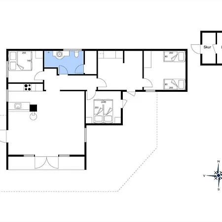 Dom wakacyjny 2255-ringkobing-lyngdraget-18 *